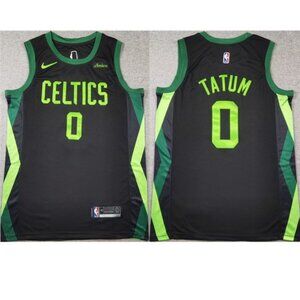 Adult Mens Jayson Tatum Black Edition Stitched Jersey